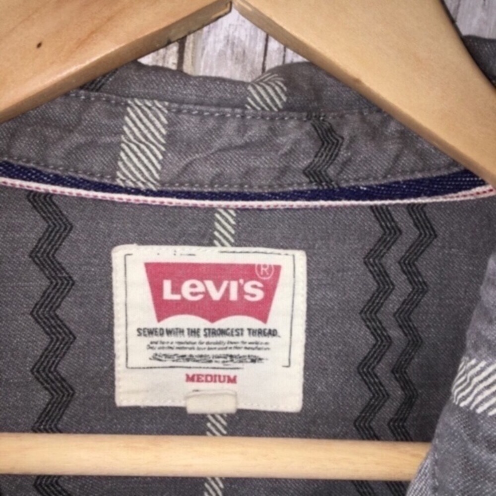 Levi’s Grey Button Shirt Jacket - image 5